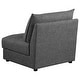 preview thumbnail 12 of 16, Sasha 3-Piece Upholstered Sofa Barely Black