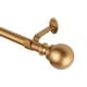 preview thumbnail 9 of 16, Elrene Cordelia Adjustable Window Curtain Rod 28" to 48" - Soft Gold