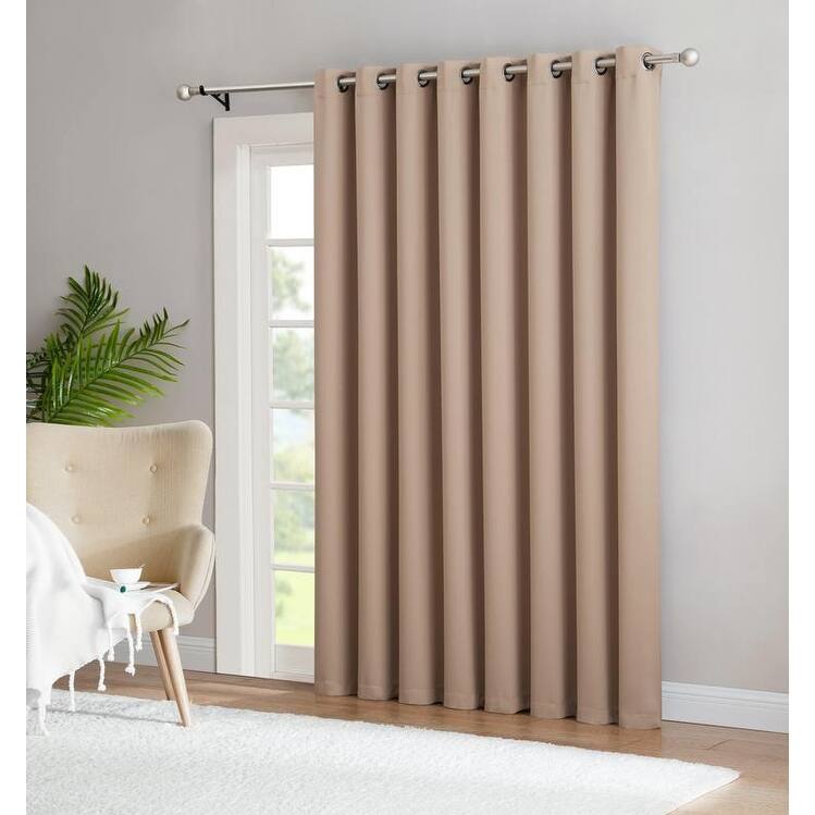 Home Sweet Home Dream Thermal Insulated Blackout Curtain Panels with Tie-Backs