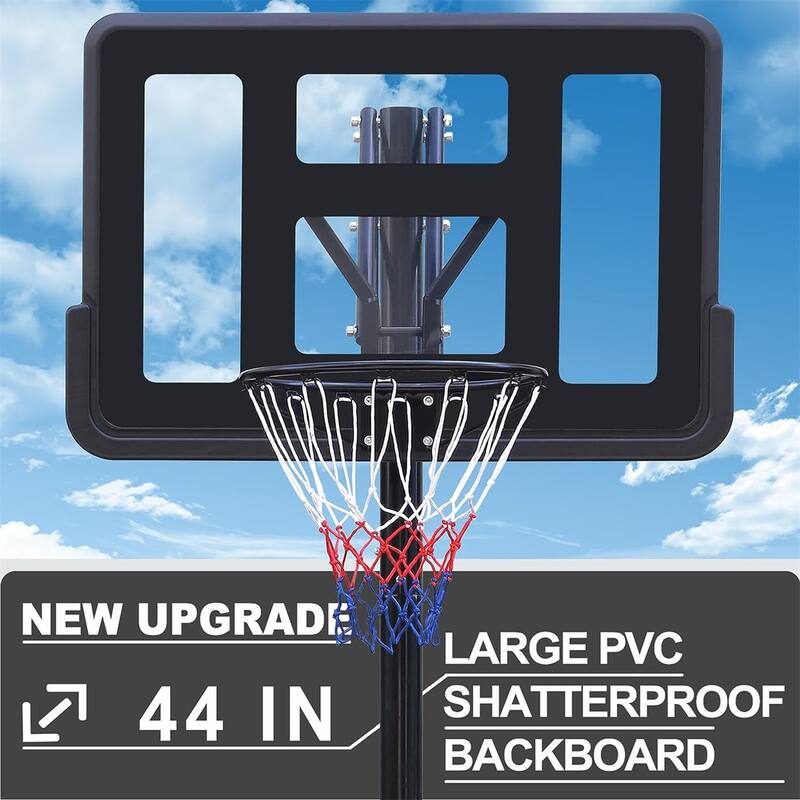 Portable Basketball Hoop, Adjustable Height Basketball Hoop Stand