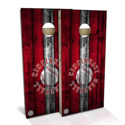 Cincinnati Baseball Outdoor Cornhole Board Set