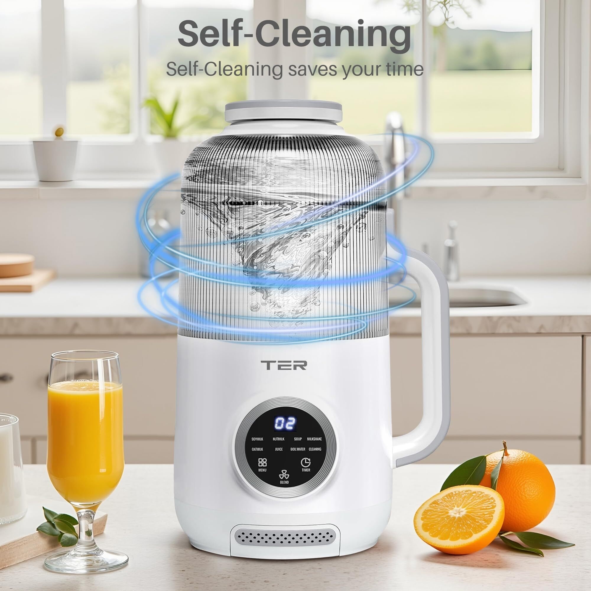40OZ 10 in 1 Nut Milk Maker Blender Maker Machine for Oat Milk,Nutmilk,Juice (800 Watts)