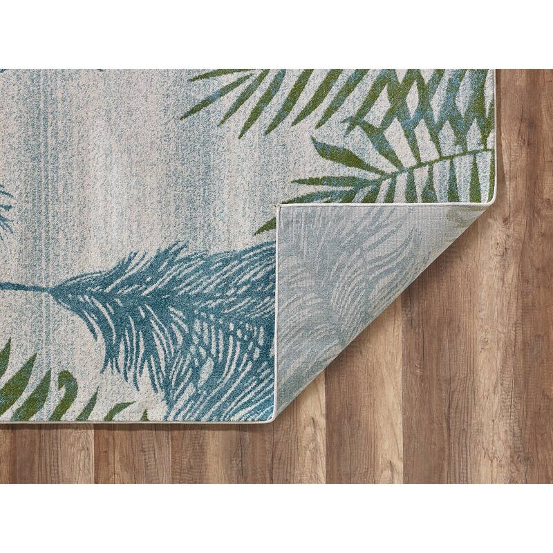 Domani Seaside Palms Tropical Rug