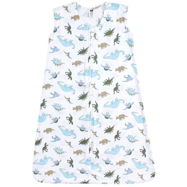slide 1 of 1, Hudson Baby Infant Boy Cotton Sleeveless Wearable Sleeping Bag, Sack, Blanket, Dinosaurs 0-6 Months - Dinosaurs