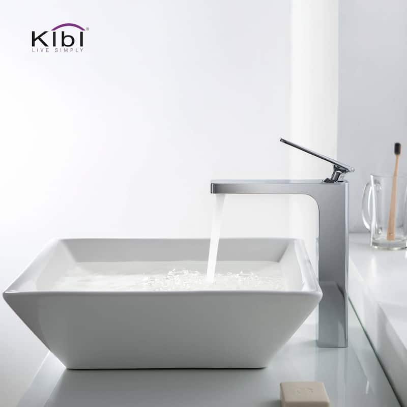 Lead Free Solid Brass Single Handle Bathroom Vanity Sink