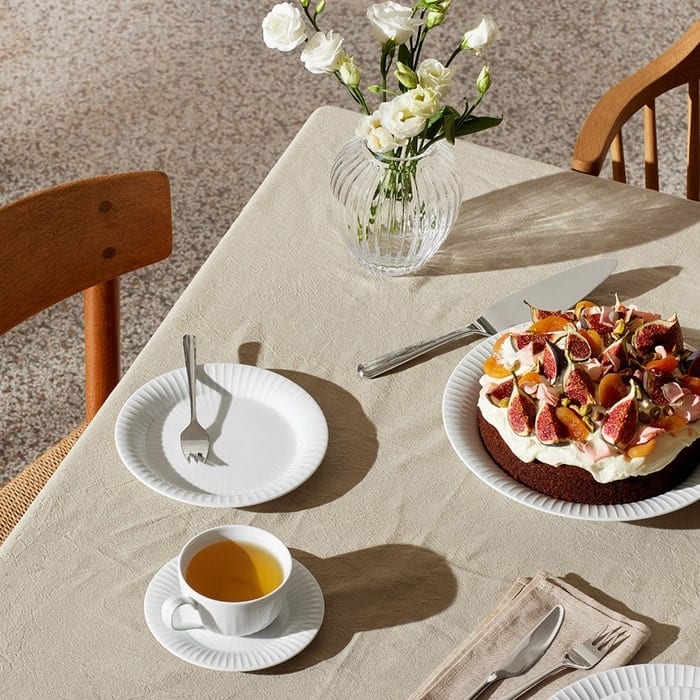 Kähler Hammershøi Plate, White - Ø: 10.6"