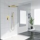 preview thumbnail 1 of 10, Lordear 12 Inches Shower System Wall Mounted Rainfall Shower Head System Rough-In Valve Body and Trim Included