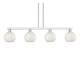 Option Brushed Satin Nickel / White Mouchette