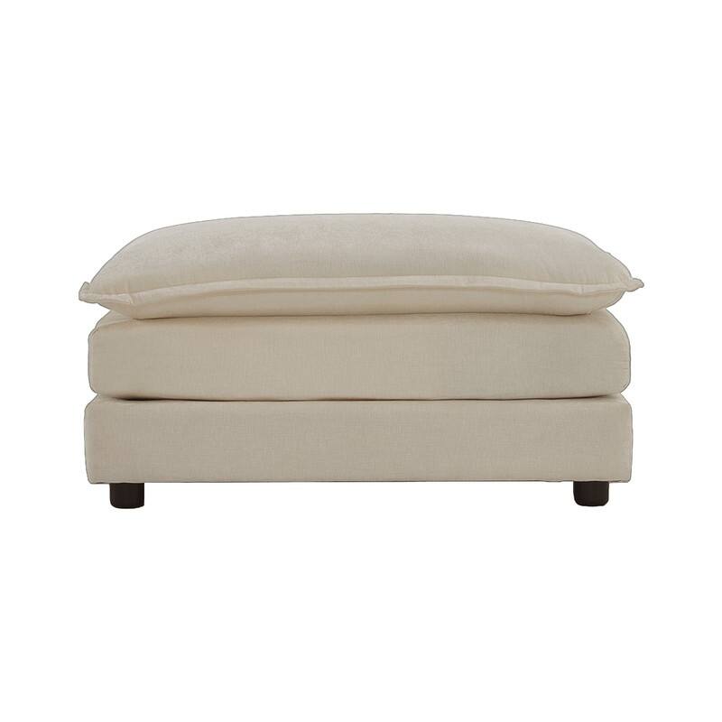 Modern Accent Chair with Ottoman, Living Room Club Chair Chenille Upholstered Armchair , Reading Chair for Bedroom