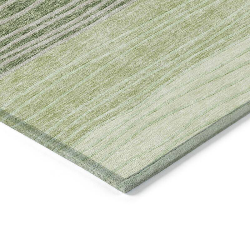 HomeRoots Striped Transitional Rectangle Outdoor Rug