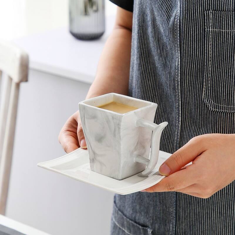 MALACASA Flora 18-Piece Dessert Set (Service for 6)