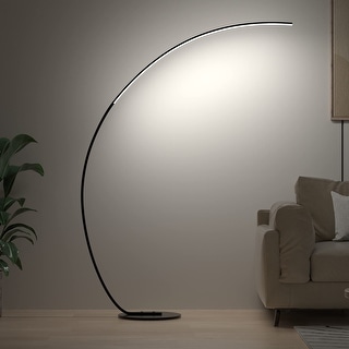 70 inch RGBCW Modern Arc Floor Lamp with Remote - 70 inch