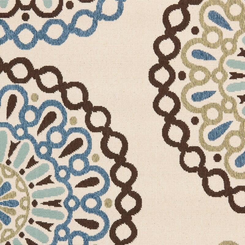 SAFAVIEH Veranda Felizitas Geometric Medallion Indoor/Outdoor Area Rug