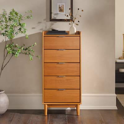 Middlebrook Minimalist 5-Drawer Solid Wood Dresser