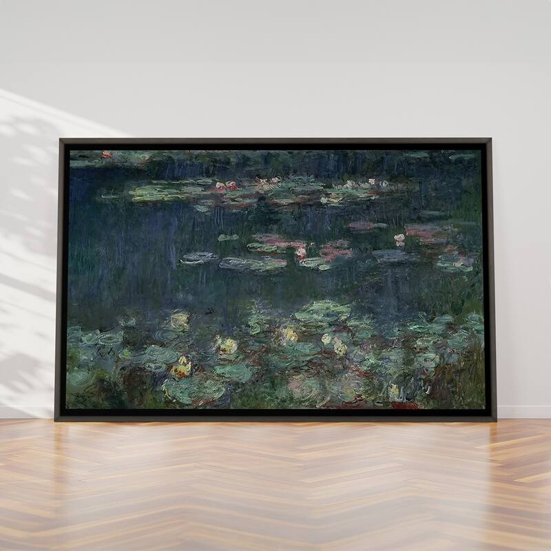 Large Wall Art, Framed Art, Modern Art, Plants, Botanical, by Claude Monet