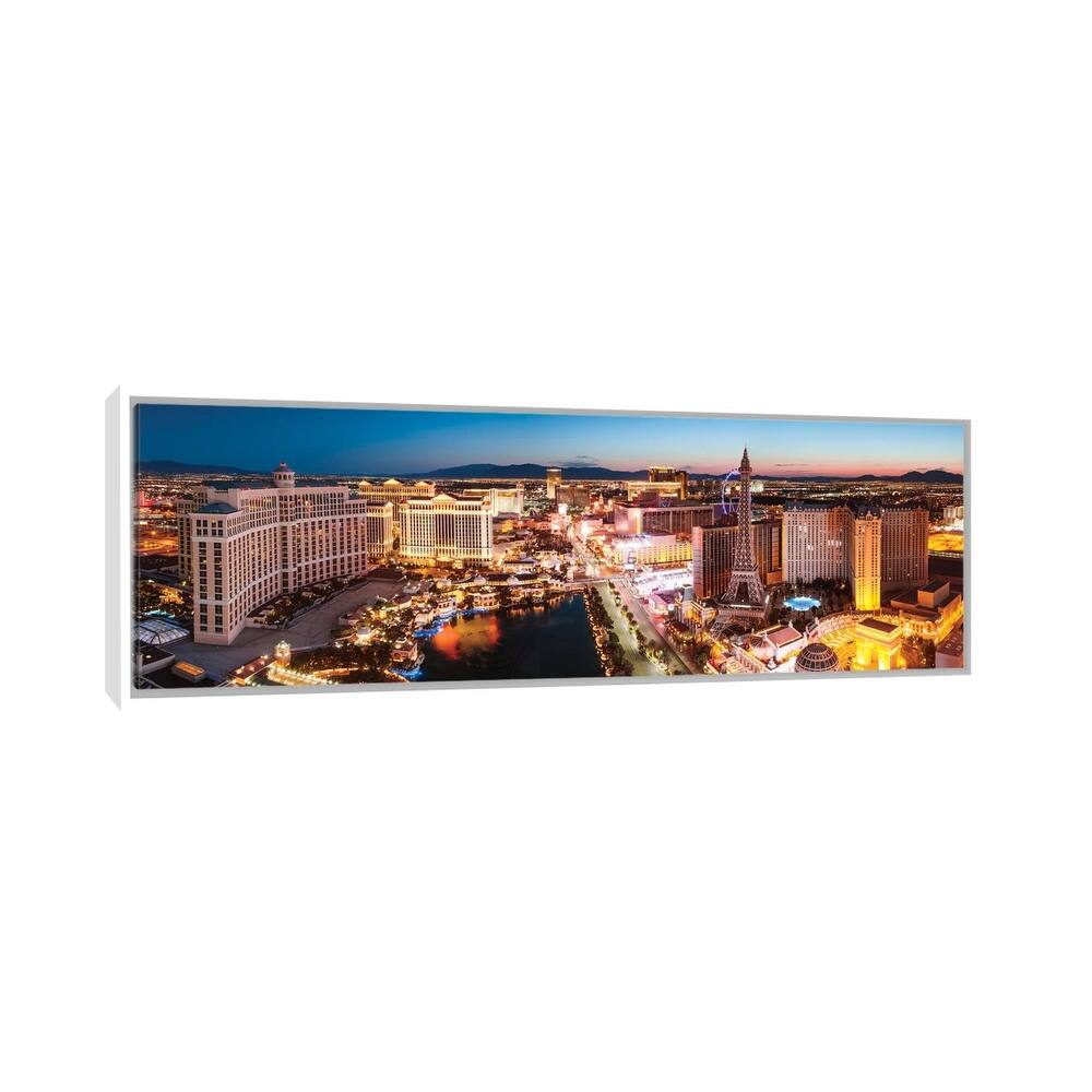 iCanvas "The Las Vegas Strip At Sunrise, Las Vegas, Nevada, USA" by Matteo Colombo Framed Canvas Print