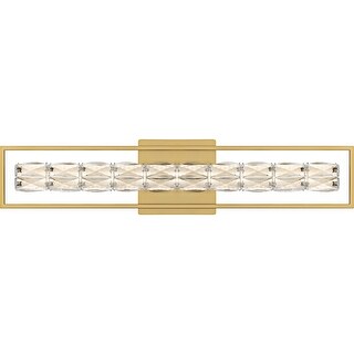 Dazzle Integrated LED Soft Gold Bath Light with CCT Switch