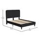 preview thumbnail 16 of 73, Upholstered Platform Bed with headboard