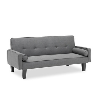 Modern Cotton Linen Sofa Bed Convertible Sleeper Loveseat Adjustable ...