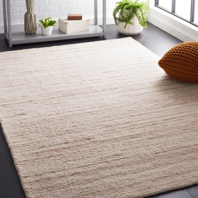 SAFAVIEH Handmade Casablanca Pierrine Wool Rug - 10' x 14' - Beige/Ivory