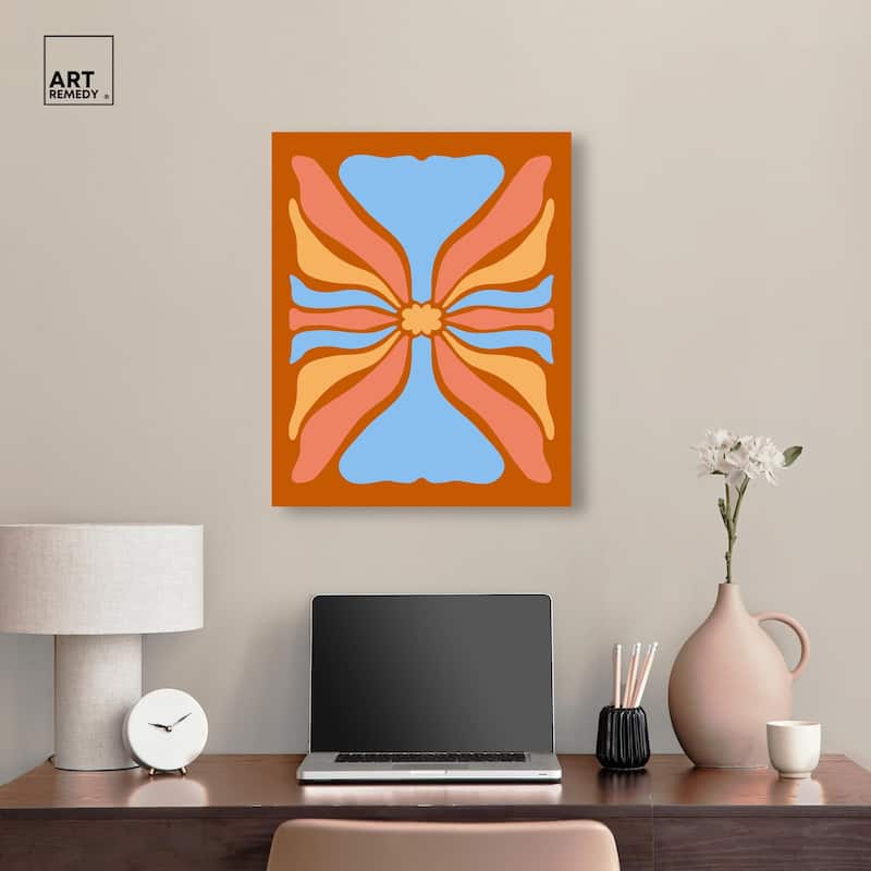 Conception de Fleurs Canvas by Art Remedy, Gallery Wrapped