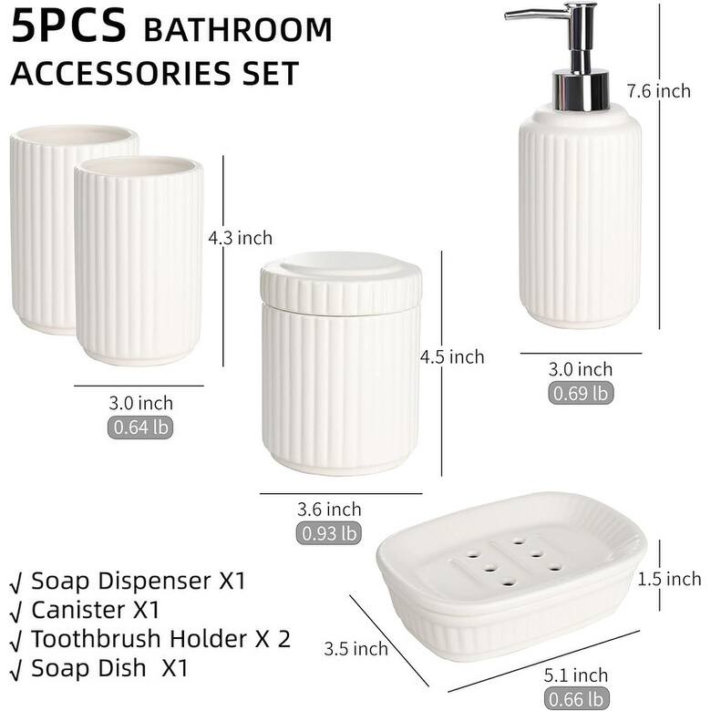 Bathroom Accessory Set