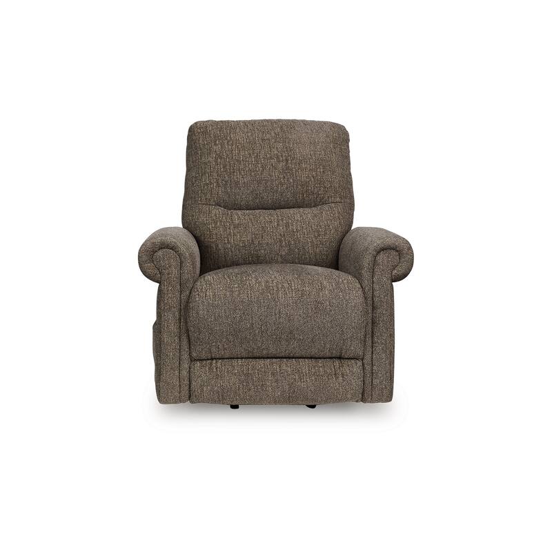 Auro Power Lift Recliner Chair, Heat Massage, Taupe Brown Polyester