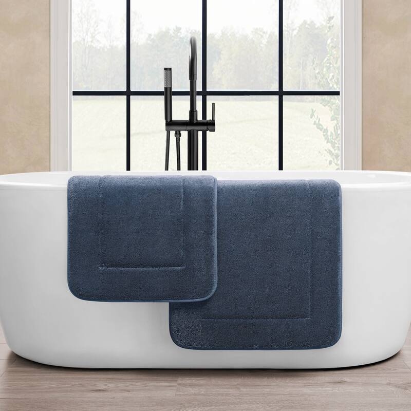 Oliver Brown Terry Memory Foam Bath Mat