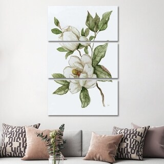 iCanvas "Magnolia Morning II" by Nan 3-Piece Canvas Wall Art Set