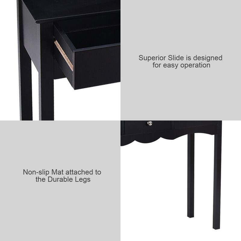 Costway Console Table Hall table Side Table Desk Accent Table 3