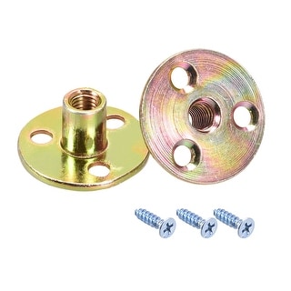 Bjsdkff Bed Post Connector, Tee Nut Brad Hole Screw-in T