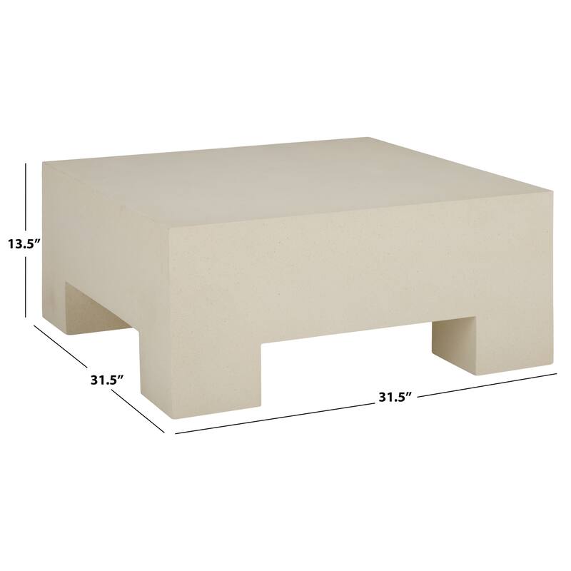 SAFAVIEH Home Aillard Coffee Table - 32"W x 32"D x 14"H