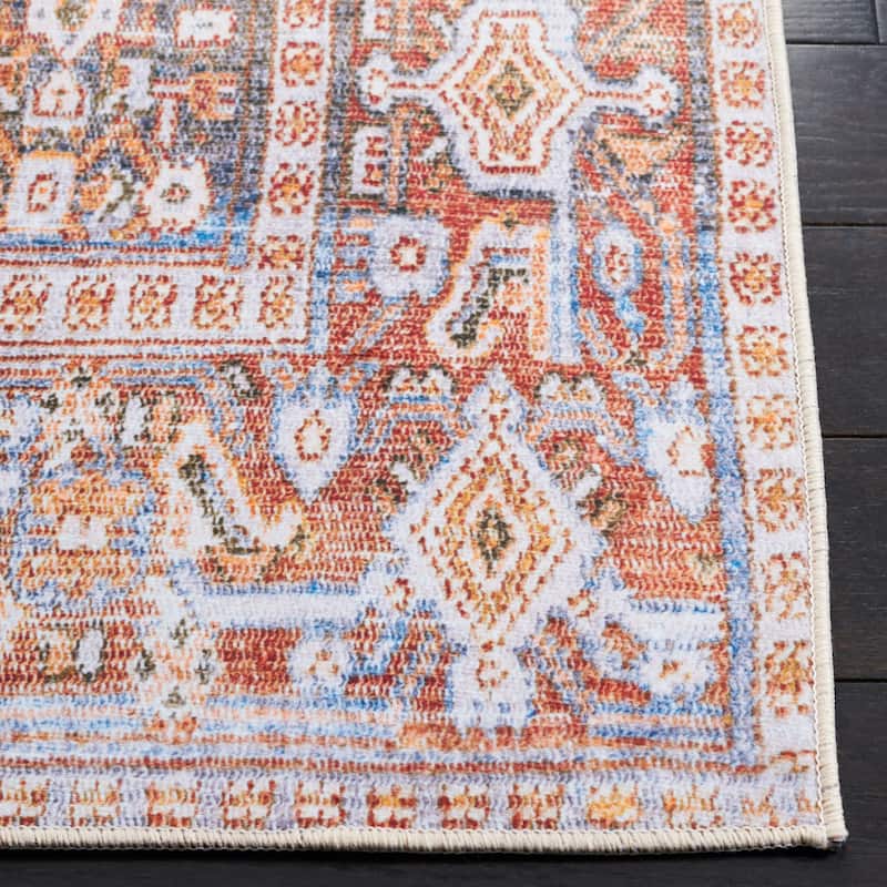 SAFAVIEH Tucson Machine Washable Slip Resistant Zada Traditional Rug