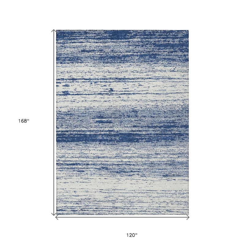 HomeRoots Striped Transitional Rectangle Outdoor Rug
