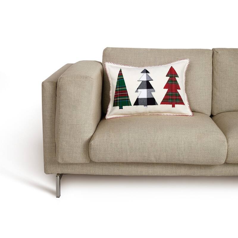 Christmas Tree Applique Pillow - Bed Bath & Beyond - 36899861