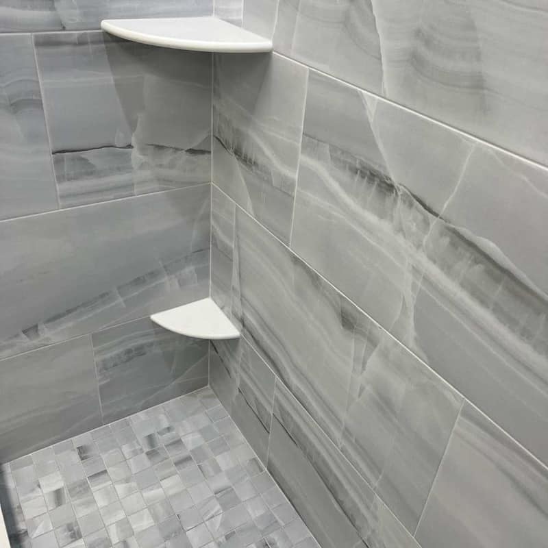 The Tile Life Amsterdam 13x26 Gris Marble Look Porcelain Floor & Wall Tile