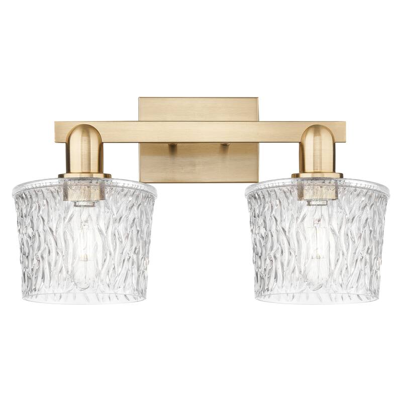 Innovations Lighting Endless Possibilities Arcadia - Niagara - 2 Light 18" Bath Vanity Light - Champagne Bronze