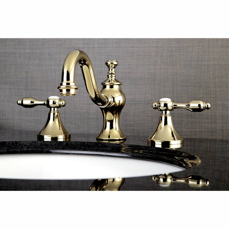 Kingston Brass Tudor Widespread Bathroom Faucet - Includes Metal