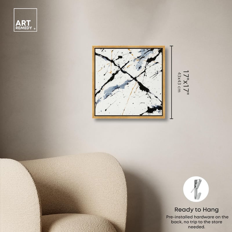 Splintered Impact II Canvas by Art Remedy