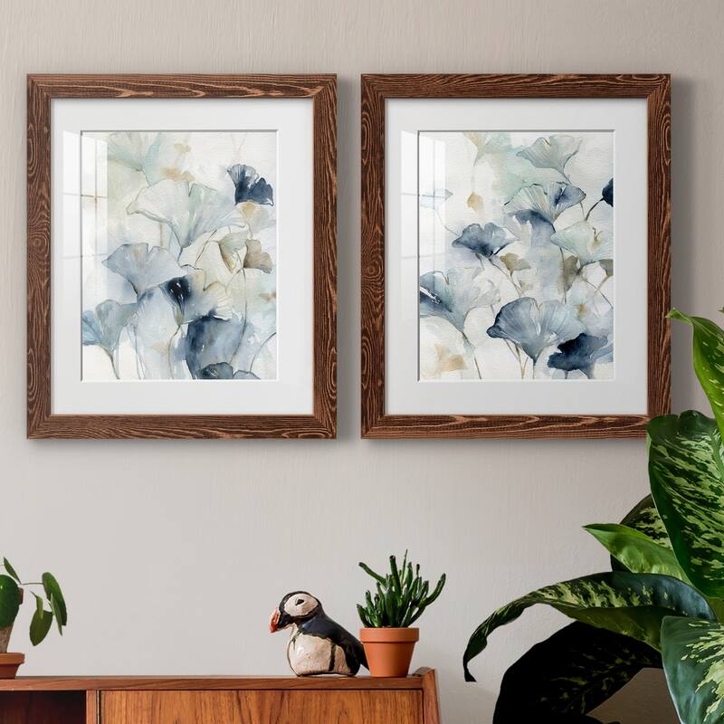 Indigo Ginkgo I-Premium Framed Print - Ready to Hang