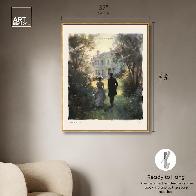 Pride and Prejudice Scene Canvas by Art Remedy