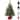 2ft PreLit Artificial Mini Tabletop Christmas Tree with Cloth Base