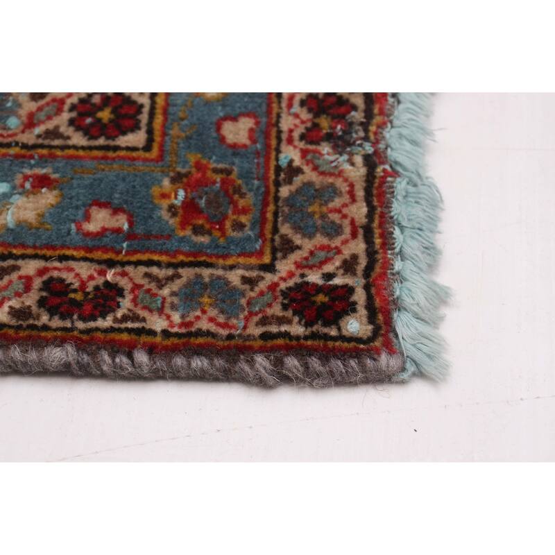 ECARPETGALLERY Hand-knotted Color Transition Blue, Red Wool Rug - 9'7 x 12'7