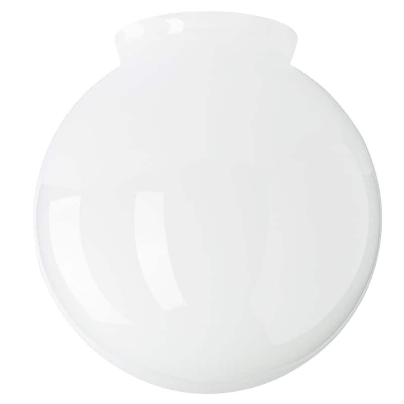 White Opal Ceiling Fan Light Fixture Glass Globe
