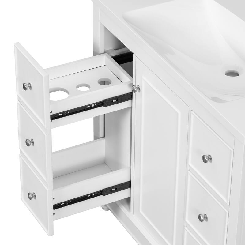 36" Gray Bathroom vanity