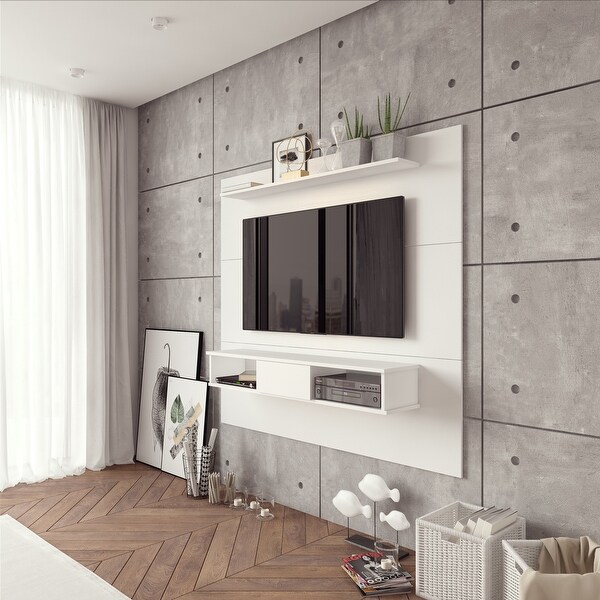 Midtown Concept 2-shelf Engineered Wood 70-inch TV Board for Flat