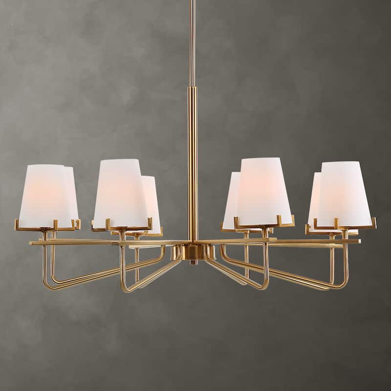 Uttermost 21382 Lassen 8 Light 36" Wide Chandelier