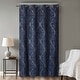 preview thumbnail 63 of 70, SunSmart Mirage Knitted Jacquard Total Blackout Grommet Window Curtain Panel