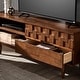 preview thumbnail 4 of 21, Kieran Mid-Century Wood 2-Drawer TV Stand by iNSPIRE Q Modern - 59-Inch