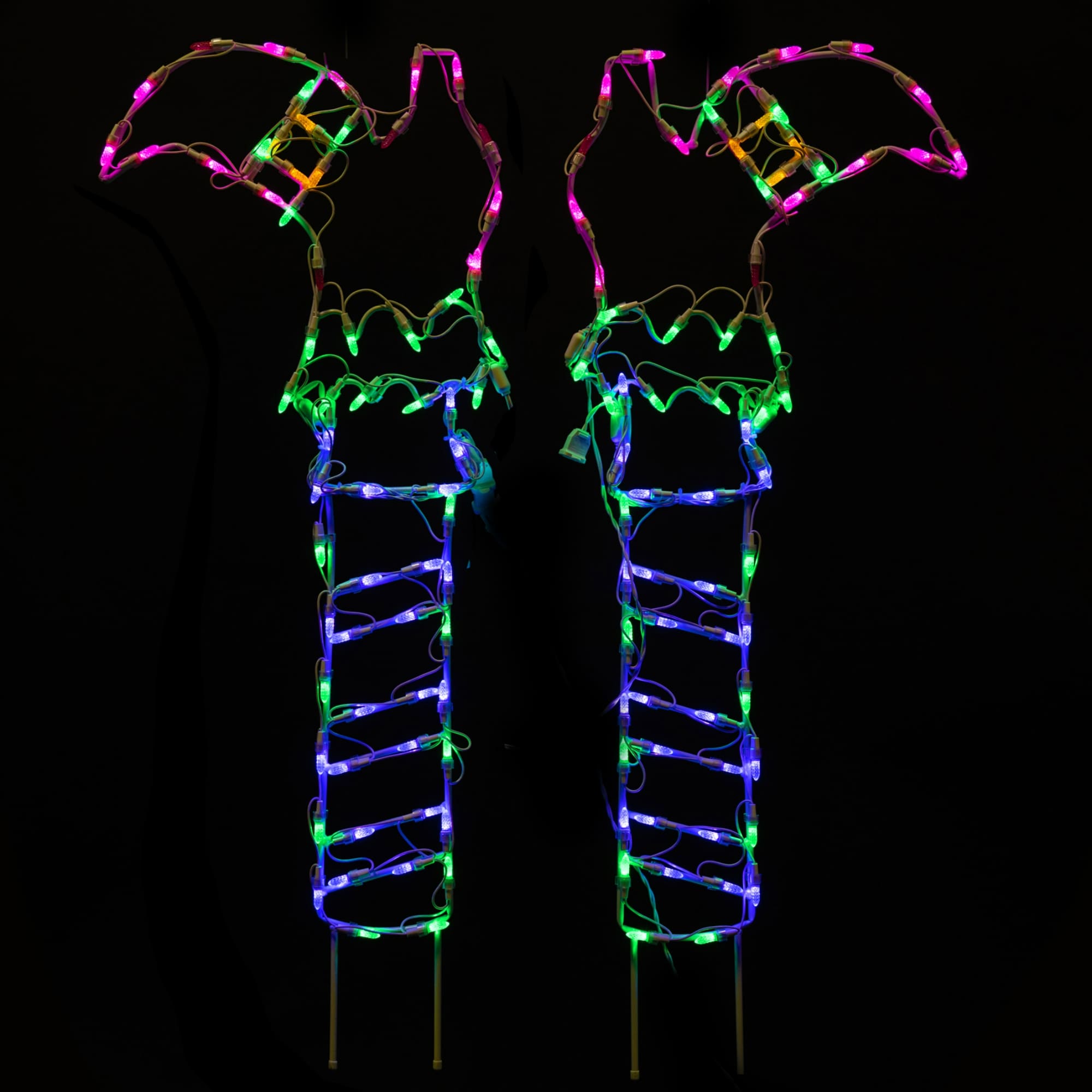 LED Lighted Witches Boots Outdoor Halloween Decoration - 41.75" - Bed Bath & Beyond - 43104021